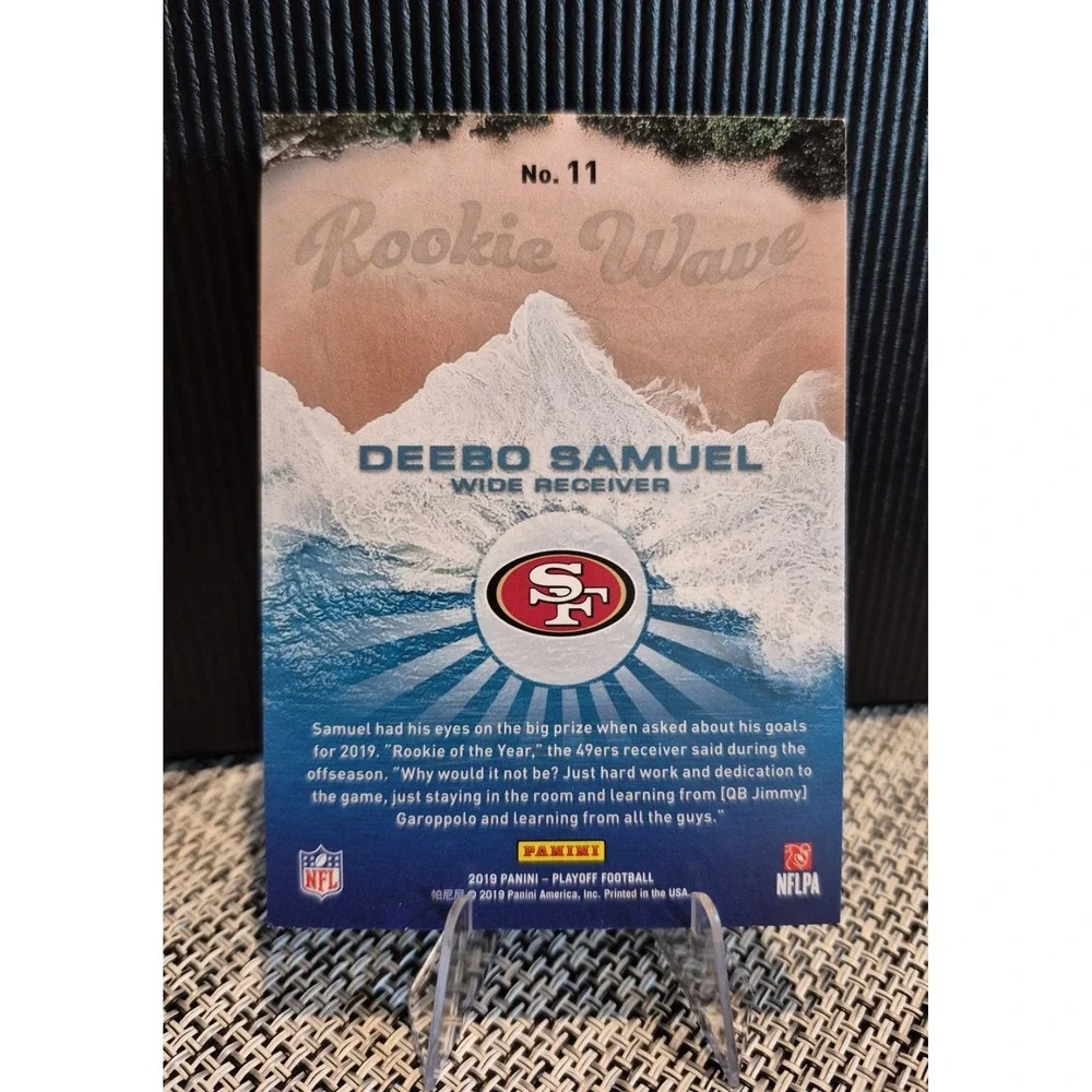 2019 Panini Playoff Deebo Samuel #11 Rookie Wave Foil (RC) San Francisco 49ers
